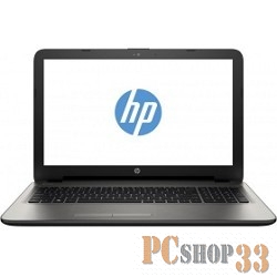Ноутбук HP 15-ac014ur Core i5 5200U/4Gb/500Gb/DVD-RW/Intel HD Graphics 5500/15.6/HD (1366x768)/Windows 8.1 64/silver/WiFi/BT/Cam