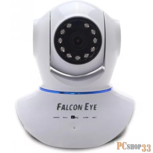 Цифровые камеры Falcon Eye FE-MTR1000 Поворотная Wi-Fi IP видеокамераОбъектив 3,6ммМатрица 1/4 CMOS Разрешение 1280*720 пикс. Чувствительность 0,1 Люкс ИК-подсветка до 10 м.Двухстороняя аудиосвязь
