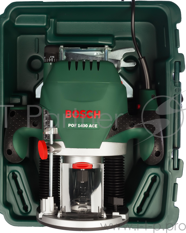Фрезерная машина Bosch POF 1400 ACE 060326C820 (1400Вт, 28000об./мин.) + кейс