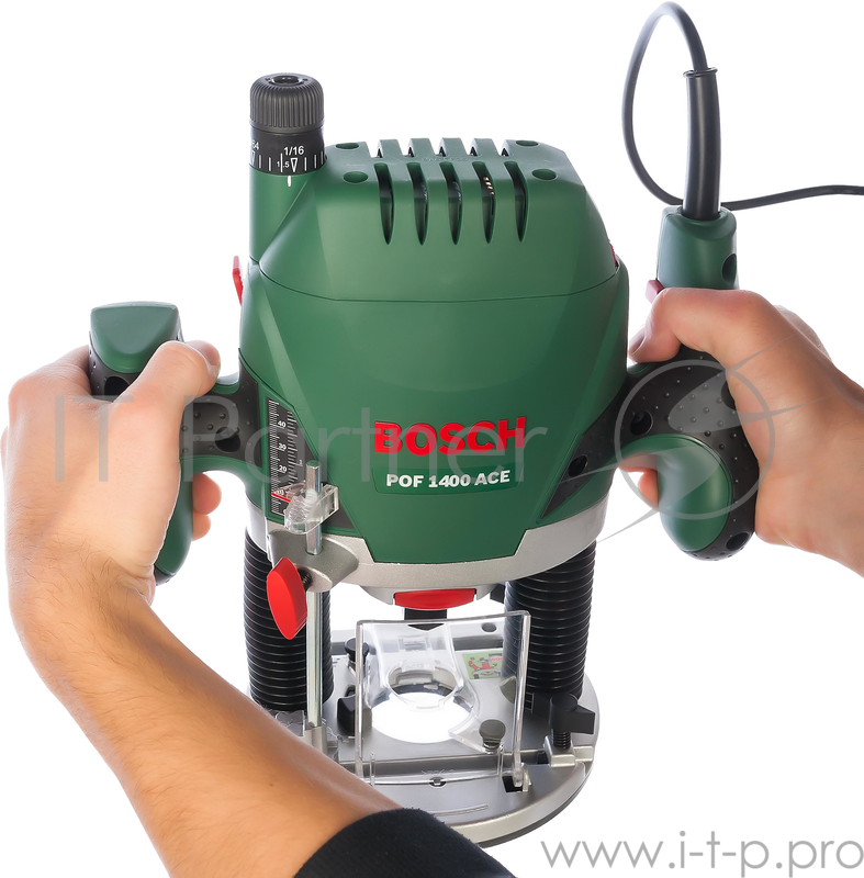 Фрезерная машина Bosch POF 1400 ACE 060326C820 (1400Вт, 28000об./мин.) + кейс