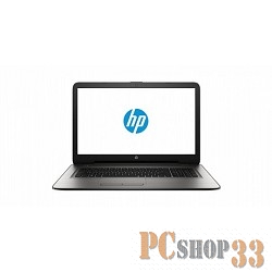 Ноутбук HP 17-x000ur Core i3 5005U/4Gb/500Gb/DVD-RW/Intel HD Graphics 5500/17.3/HD+ (1600x900)/Windows 10 64/silver/WiFi/BT/Cam/2670mAh