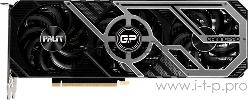 Видеокарта Palit PCI-E 4.0 PA-RTX3070 GAMINGPRO 8G NVIDIA GeForce RTX 3070 8192Mb 256 GDDR6 1500/14000/HDMIx1/DPx3/HDCP Ret