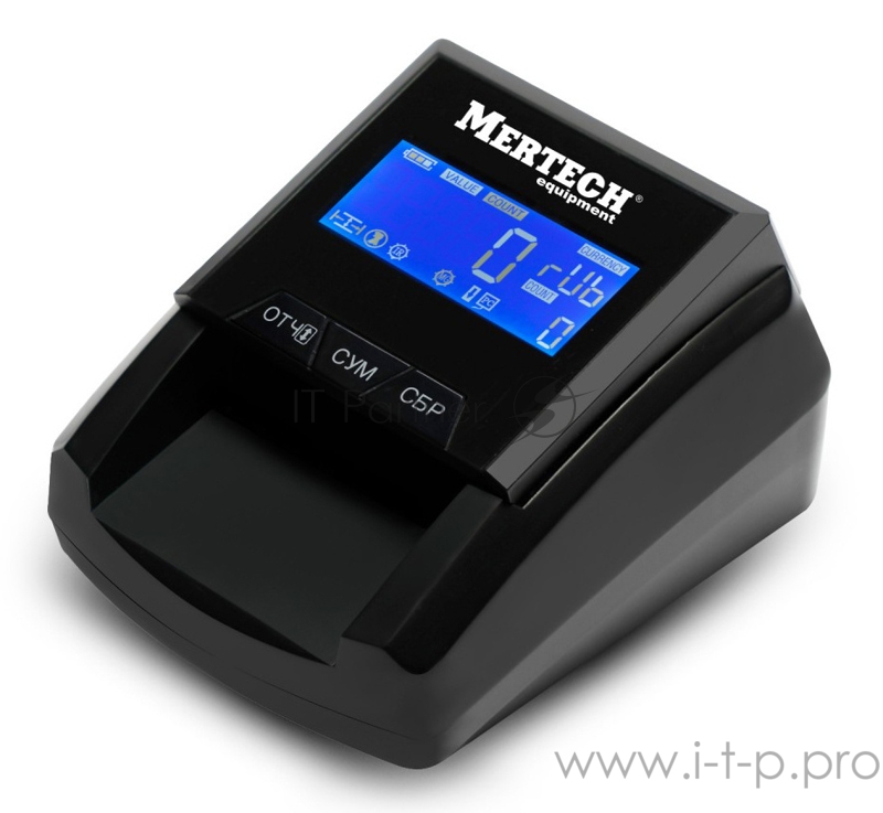 Детектор банкнот Mertech D-20A FLASH PRO LCD автоматический рубли АКБ