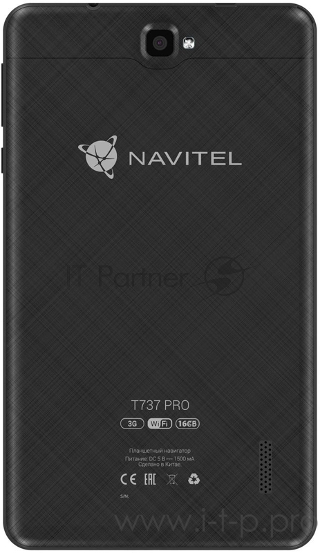 Навигатор Автомобильный GPS Navitel T737 PRO 7 1024x600 16384 microSD Bluetooth черный Navitel