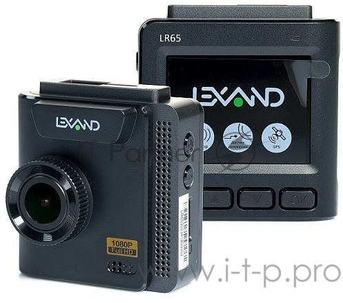Видеорегистратор Lexand LR65 Dual черный 2Mpix 1080x1920 1080p 130гр. GPS MSTAR MSC8336