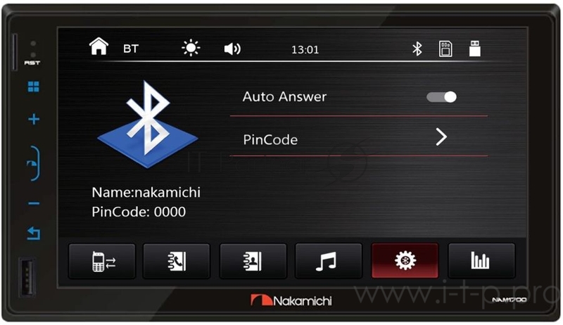 Автомагнитола Nakamichi NAK-NAM1700 2DIN 4x50Вт