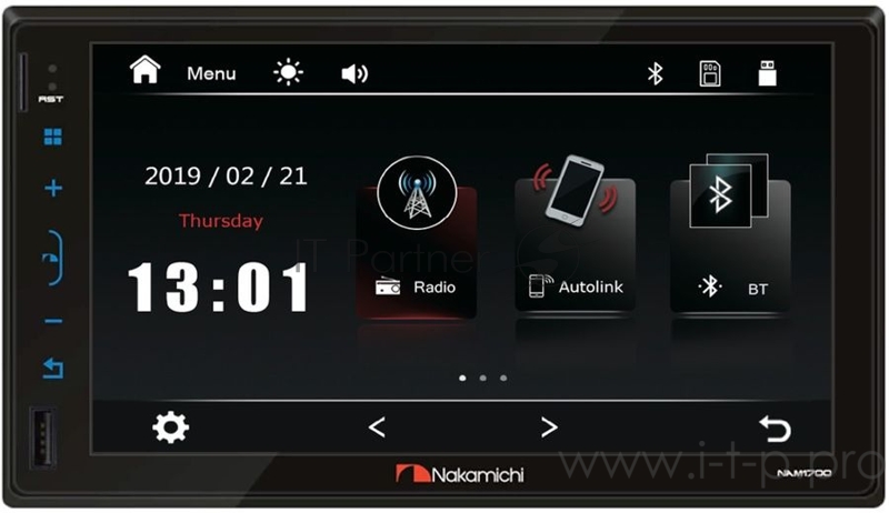 Автомагнитола Nakamichi NAK-NAM1700 2DIN 4x50Вт