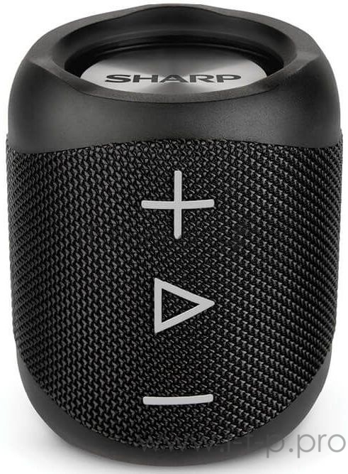 Колонка порт. Sharp GXBT180BK черный 14W 1.0 BT/3.5Jack/USB