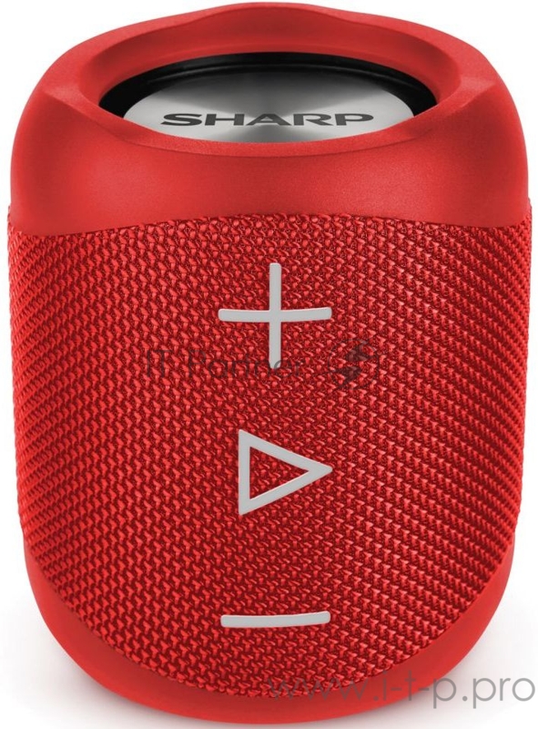Колонка порт. Sharp GXBT180RD красный 14W 1.0 BT/3.5Jack/USB