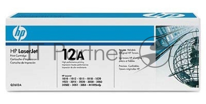 Тонер картридж HP Q2612AD (двойная упаковка) для LJ 1010/1012/1015 (2x2 000 стр)