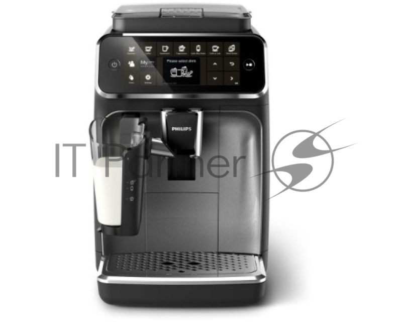 Кофемашина Philips EP4346/70 1500Вт черный/серебристый