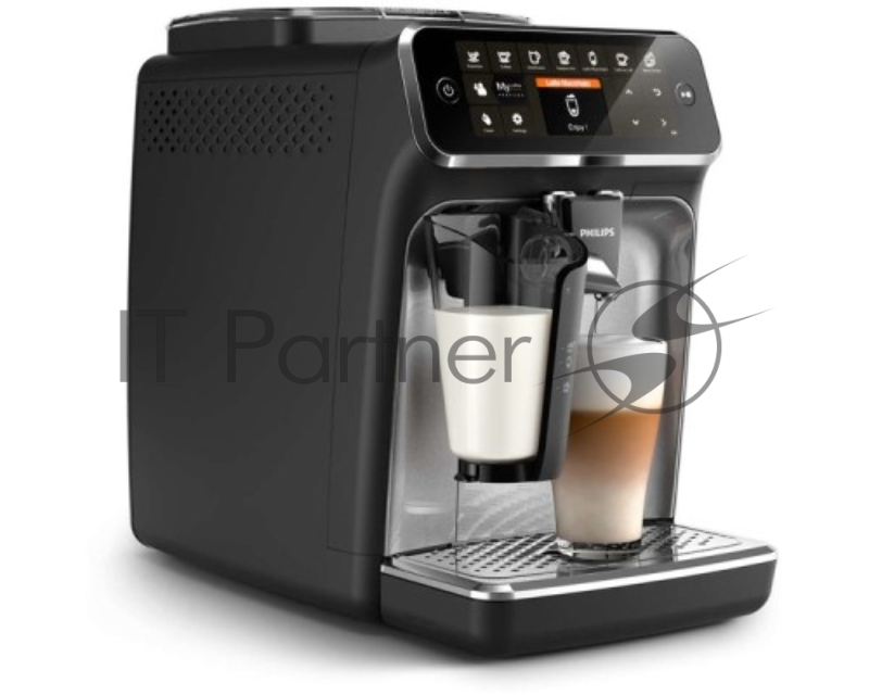 Кофемашина Philips EP4346/70 1500Вт черный/серебристый