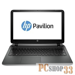 Ноутбук HP Pavilion 15-p250ur L1T04EA#ACB silver 15.6 HD Pen N3540/4Gb/500Gb/GT830M 2Gb/DVDRW/BT/WiFi/Cam/DOS