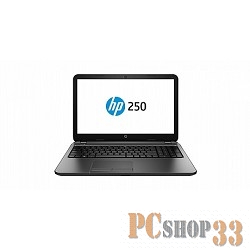 Ноутбук HP 250 G3 Core i3 4005U/4Gb/1Tb/DVD-RW/nVidia GeForce 820M 1Gb/15.6/FWXGA (1366x768)/Free DOS/black/WiFi/BT/Cam/2620mAh