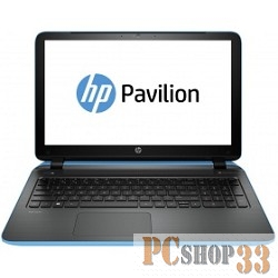 Ноутбук HP Pavilion 15-p208ur A10 5745M/6Gb/750Gb/DVD-RW/AMD Radeon R7 M260 2Gb/15.6/FHD (1920x1080)/Windows 8.1 64/lt.blue/WiFi/BT/Cam/2620mAh