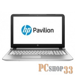 Ноутбук HP 15-ab059ur A8 7410/4Gb/500Gb/DVD-RW/Intel HD Graphics R7 M360 2Gb/15.6/HD (1366x768)/Windows 8.1/white/WiFi/BT/Cam/2580mAh