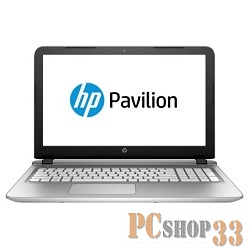 Ноутбук HP Pavilion 15-ab132ur A10 8780P/6Gb/1Tb/DVD-RW/AMD Radeon R7 M360 2Gb/15.6/HD (1366x768)/Windows 10 64/white/WiFi/BT/Cam