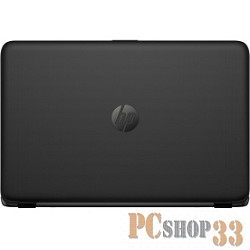 Ноутбук HP15 15-ac610ur 15.6 1366x768, Intel Pentium N3700 1.6GHz, 2Gb, 500Gb, привода нет, AMD M330 1Gb, WiFi, Win10, черный