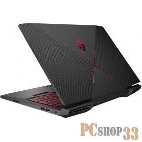 Ноутбук HP Omen 17-an117ur <4JU09EA> i5-8300H (2.3)/12Gb/1TB+128Gb SSD/17.3 FHD IPS AG 60Hz/NV GTX 1050 4GB/noDVD/Cam HD/Win10 (Shadow black)