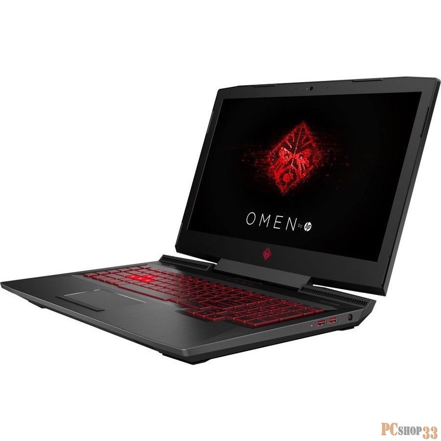 Ноутбук HP Omen 17-an123ur <4JU01EA> i7-8750H (2.2)/12Gb/1TB+128Gb SSD/17.3 FHD IPS AG 60Hz/NV GTX 1050 4GB/noDVD/Cam HD/DOS (Shadow black)