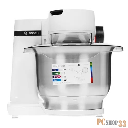 Кухонный комбайн Bosch MUMS2EW00 серебристый