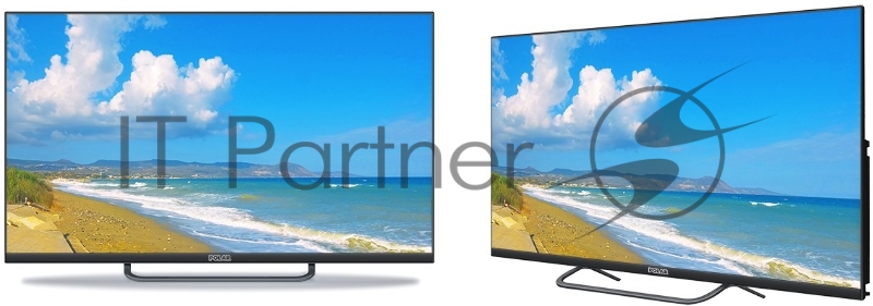 Телевизор POLAR P32L25T2C, 32, LED, HD, 50-60Hz, 16:9, Безрамочный экран, DVB-T2 / DVB-T / DVB-C, CI+ slot, USB CINEMA HD (mkv, mp4, avi, mov, XviD, MPEG4, JPEG), запись на USB flash, Dolby AC-3, улучшенный звук (Natural Sound), 3xHDMI, 2хUSB, VESA