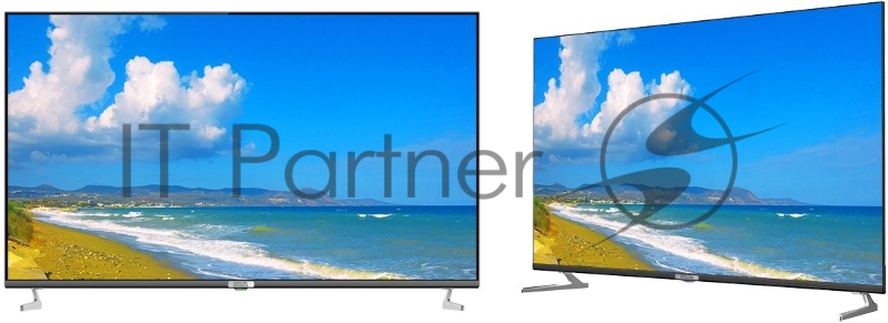 Телевизор POLAR P55U53T2CSM, 55, SMART, UHD, безрамочный, 50-60Hz, 16:9, DVB-T2 / DVB-T / DVB-C , CI+ slot, USB CINEMA HD ( mkv, mp4, avi, mov, XviD, MPEG4, JPEG), запись на USB flash, Dolby AC-3, улучшенный звук (Natural Sound), Андроид 7, RAM 1GB,