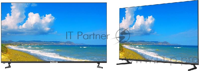 Телевизор Polarline 50PU52TC-SM, 50, SMART, безрамочный экран, UHD, 16:9, DVB-T2 / DVB-T / DVB-C, CI+ slot, USB CINEMA HD ( avi, mp4, mkv, mpeg, MPEG1, MPEG2, MPEG4 ASP L5, XVID v.1, H264 L4.2 L5.1 L5.2, MVC L4.1, Real Video 8-9-10, VP6 6.0 6.1 6.2