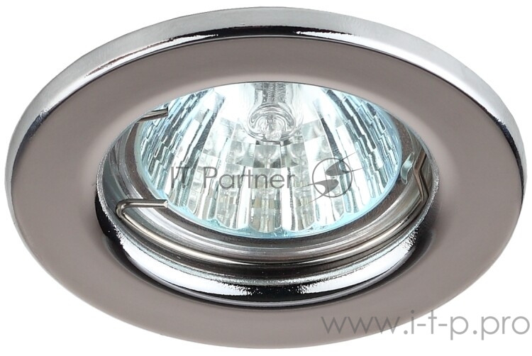 Светильник Эра C0043799 ST1 CH штампованный MR16,12V/220V, 50W хром