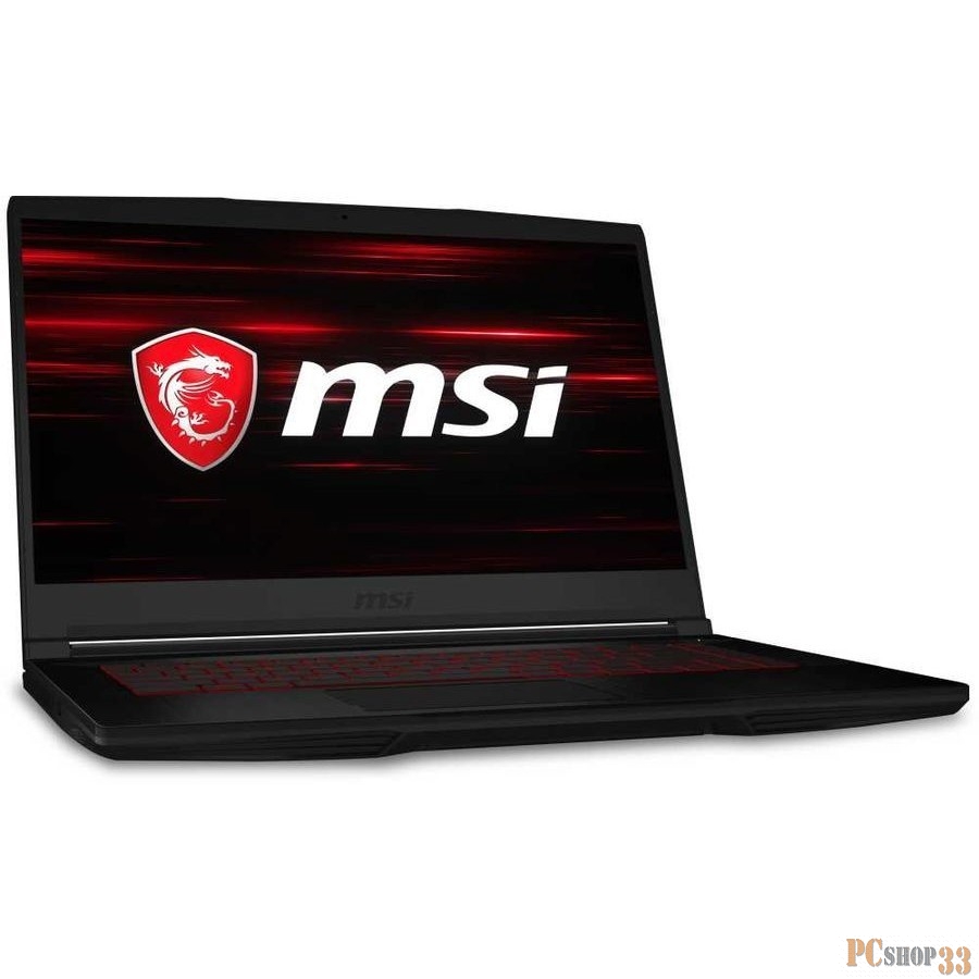 Ноутбук MSI GF63 Thin 9SCSR-899XRU Core i7 9750H/16Gb/SSD512Gb/NVIDIA GeForce GTX 1650 Ti 4Gb/15.6/IPS/FHD (1920x1080)/Free DOS/black/WiFi/BT/Cam