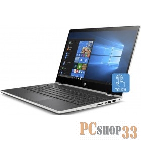 Ноутбук HP Pavilion x360 14-cd0007ur Core i5 8250U/4Gb/1Tb/Intel UHD Graphics 620/14/IPS/FHD (1920x1080)/Windows 10 64/silver/WiFi/BT/Cam