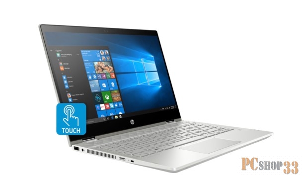 Ноутбук HP Pavilion x360 14-cd0011ur Core i5 8250U/8Gb/1Tb/SSD128Gb/Intel UHD Graphics 620/14/IPS/FHD (1920x1080)/Windows 10 64/silver/WiFi/BT/Cam