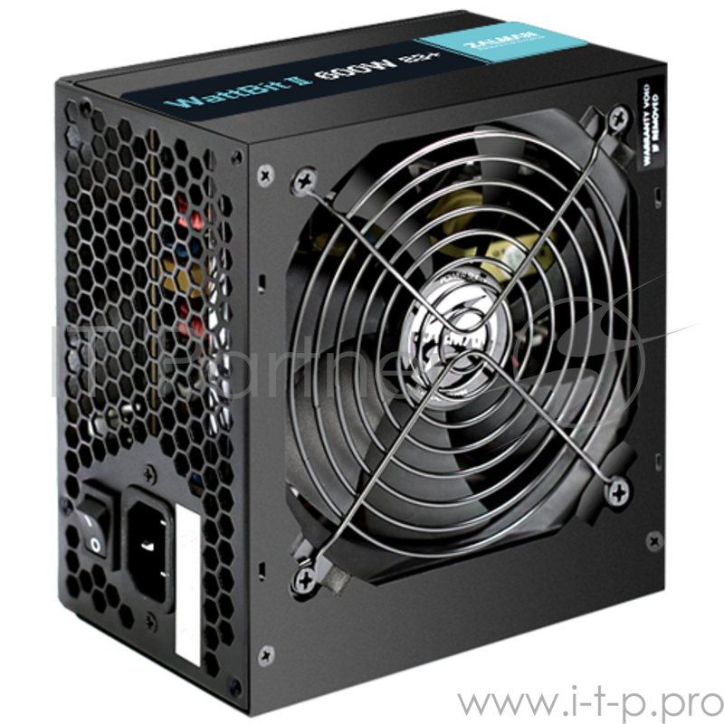 Блок питания Zalman ZM600-XEII, 600W, ATX12V v2.3, Dual Forward Switching Circuit Design, 12cm Fan, Retail