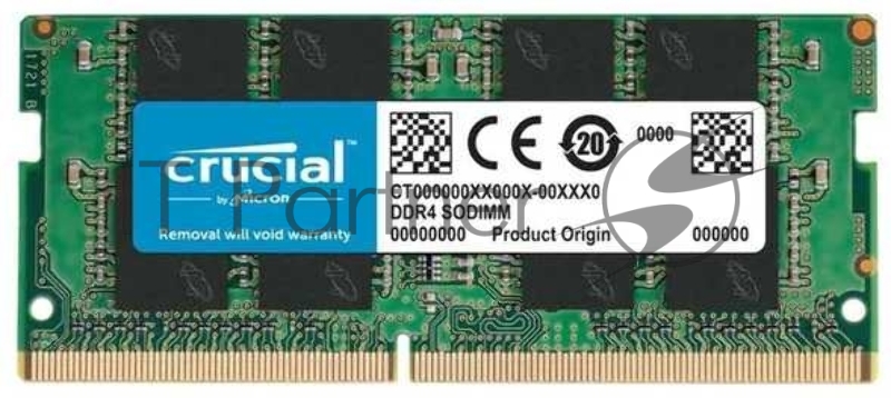 Память DDR4 8Gb 2666MHz Crucial CB8GS2666 OEM PC3-21300 CL19 SO-DIMM 260-pin 1.2В single rank