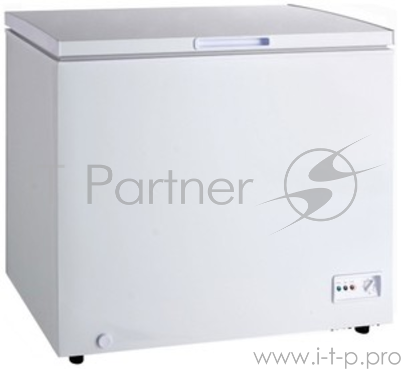 Морозильный ларь RENOVA FC-260 / (ШхГхВ) 95х60,4х84,5 см. Общий объем: 260л. Рабочий объем: 230л. Производительность при заморозке: 14 кг/сутки. Хладагент: R600А. Номинальный ток: 0,6 А. Быстрая заморозка. Класс энергоэффективности: А+. Термостат с