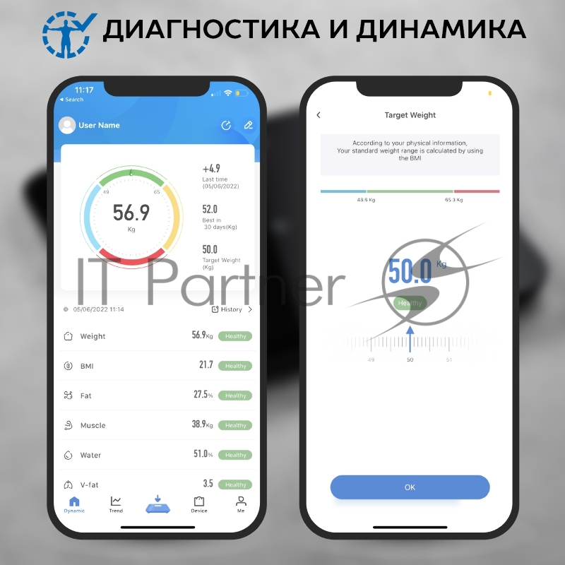 Весы Scarlett SC-BS33ED46 (черный)Тип: Диагностические Материал корпуса: ABS-пластик и закаленное стекло Максимальный вес, кг: 150 Цена деления, г: 100 Измерение уровня жира: Да Измерение уровня воды: Да Измерение мышечной массы: Да Измерение костной