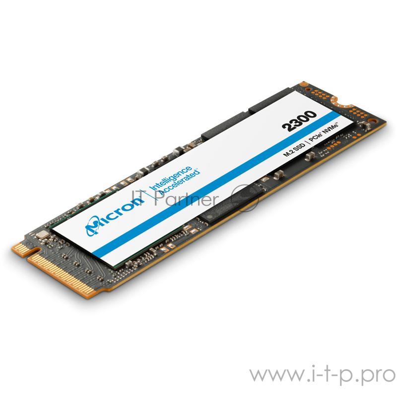 Твердотельный накопитель Micron 2300 256GB NVMe M.2 (22x80) Pyrite Client SSD