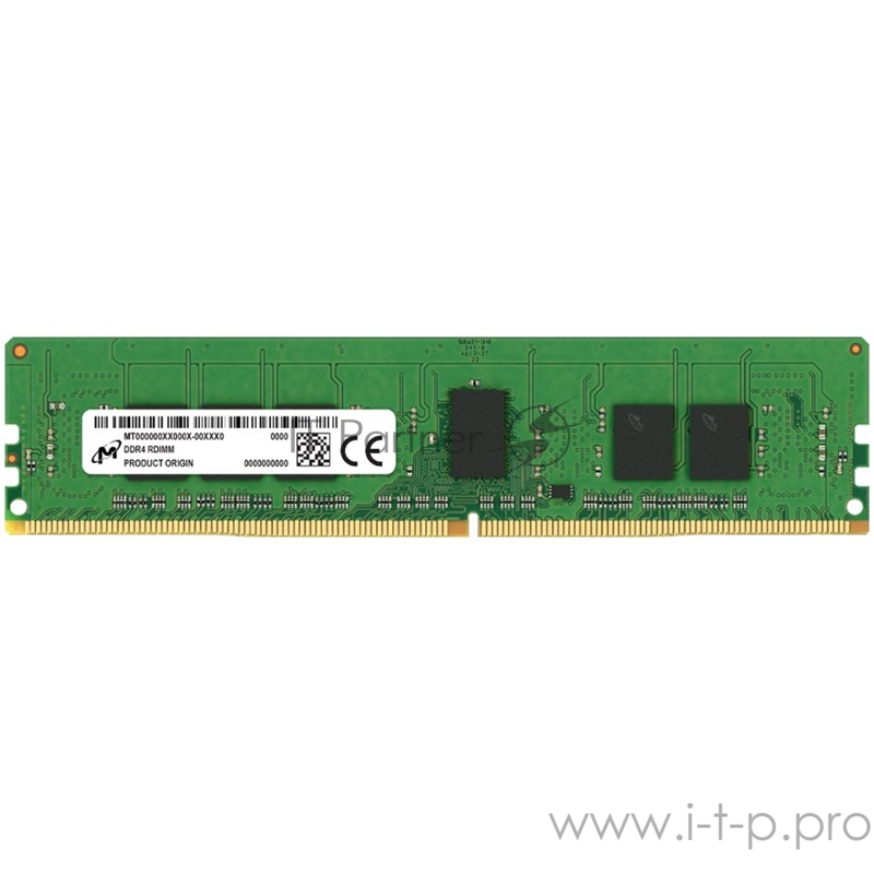 Память DDR4 Crucial MTA9ASF2G72PZ-2G9E1 16Gb DIMM ECC Reg PC4-21300 CL19 2933MHz