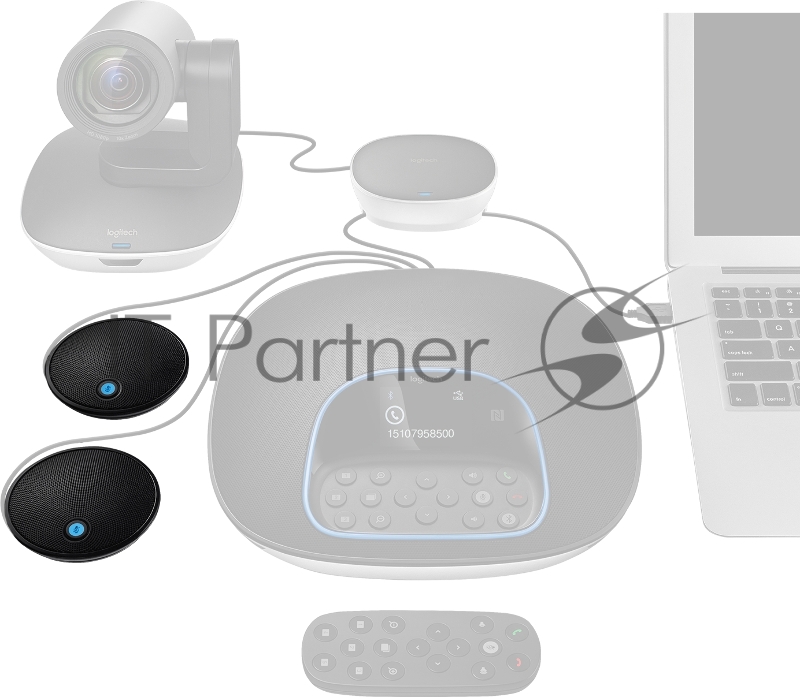Выносные микрофоны Logitech Expansion Microphones 989-000171 для системы Logitech GROUP