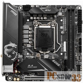 Материнская плата MSI MPG B460I GAMING EDGE WIFI Soc-1200 Intel B460 2xDDR4 mini-ITX AC`97 8ch(7.1) 2.5Gg RAID+HDMI+DP