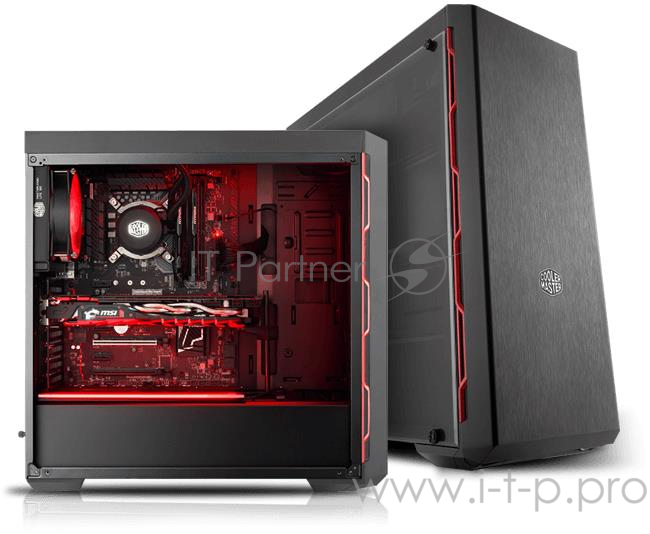 Корпус Cooler Master MIDITOWER ATX W/O PSU MCB-B600LKANNS00