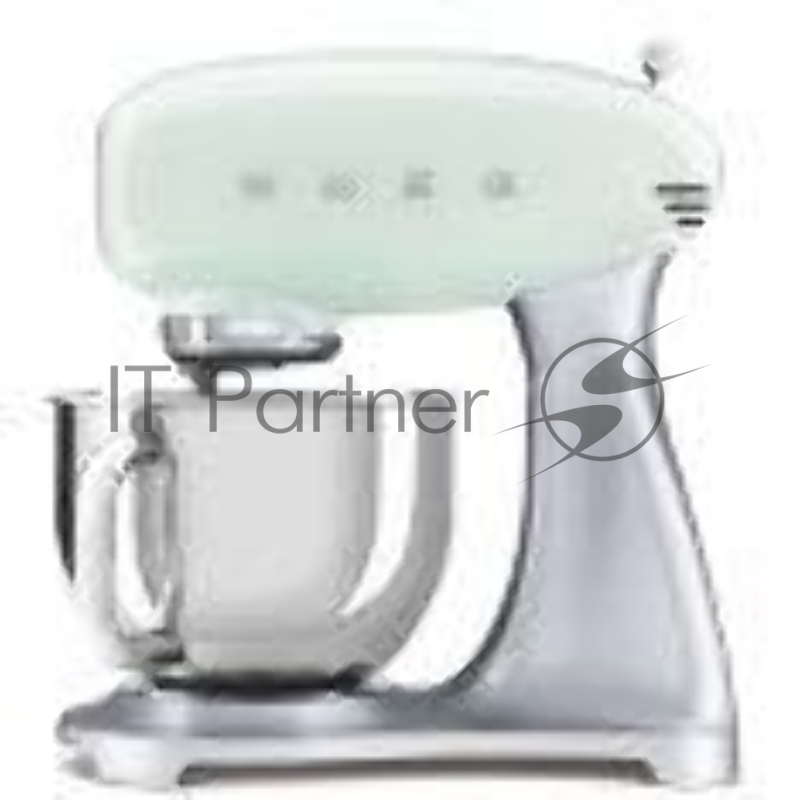 Планетарный миксер SMEG SMF02PGEU , Цвет пастельный зеленый, 2 насадки для взбивания, 1 насадка для теста, крышка для чаши