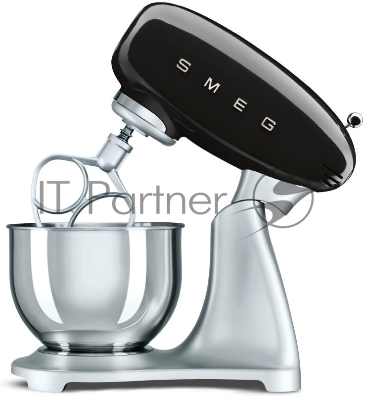 Планетарный миксер SMEG SMF02BLEU, Цвет черный, 2 насадки для взбивания, 1 насадка для теста, крышка для чаши