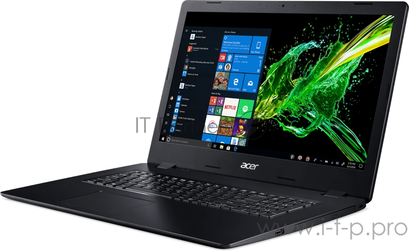 Ноутбук Acer Aspire A317-51G-31ZW 17.3(1920x1080 (матовый) IPS)/Intel Core i3 10110U(2.1Ghz)/8192Mb/512SSDGb GeForce MX230(2048Mb)/Cam/BT/WiFi/war 1y/2.8kg/Black/W10Pro