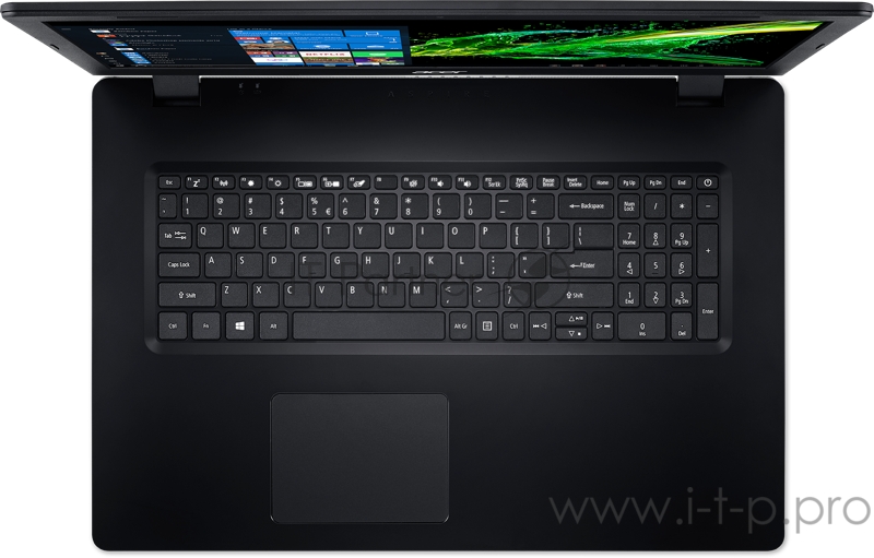 Ноутбук Acer Aspire A317-51G-31ZW 17.3(1920x1080 (матовый) IPS)/Intel Core i3 10110U(2.1Ghz)/8192Mb/512SSDGb GeForce MX230(2048Mb)/Cam/BT/WiFi/war 1y/2.8kg/Black/W10Pro