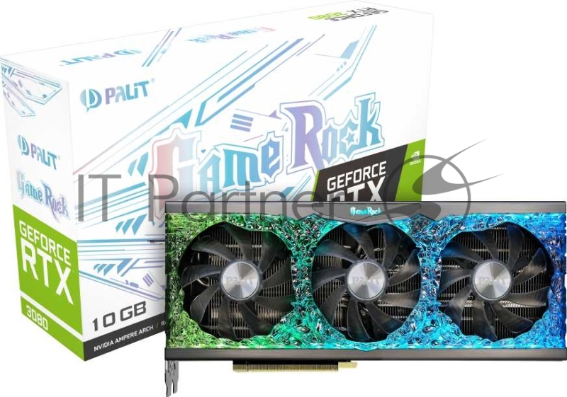 Видеокарта PCIE16 RTX3080 10GB GDDR6X RTX3080 GAMEROCK 10G PALIT