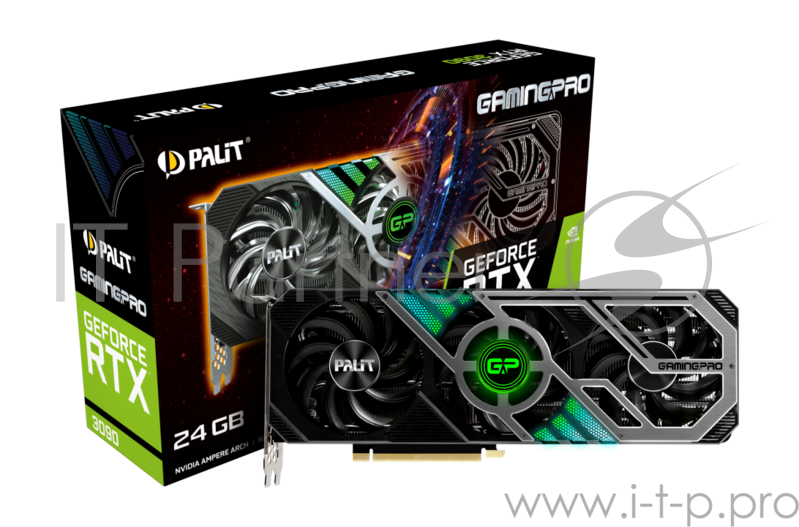 Видеокарта PCIE16 RTX3090 24GB GDDR6X PA-RTX3090 GAMINGPRO 24G PALIT