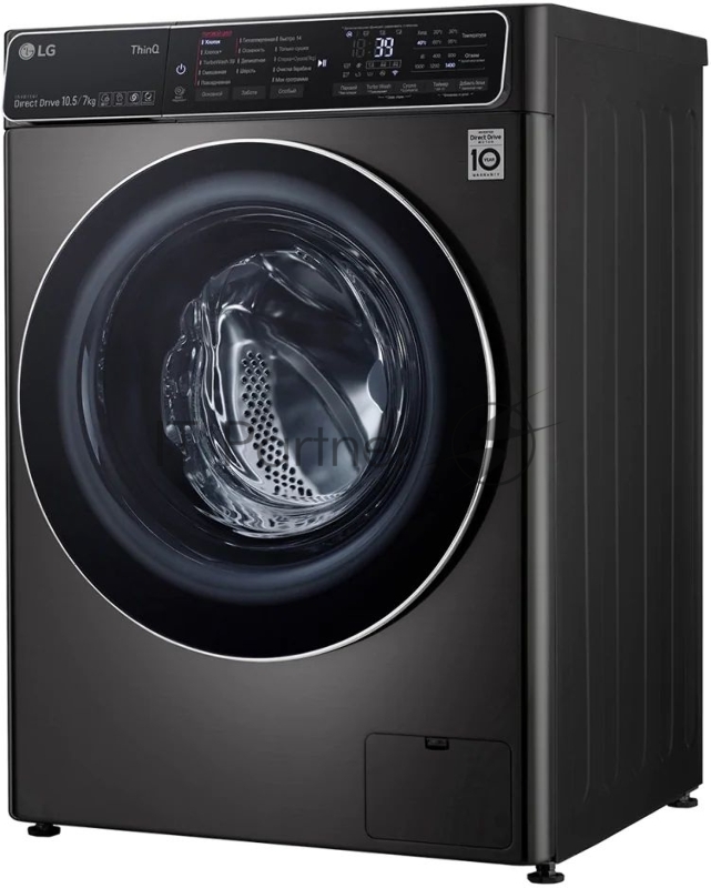 Стиральная машина LG F4T9RC9P класс: A загр.фронтальная макс.:10.5кг (с сушкой) платиновый