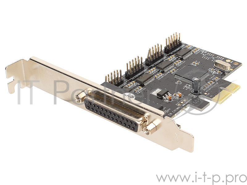 Контроллер ORIENT XWT-PE4S1PV2, PCI-E to COM 4-port + LPT 1-port (WCH CH384) oem