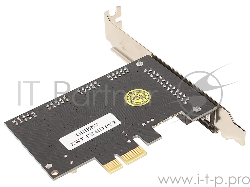 Контроллер ORIENT XWT-PE4S1PV2, PCI-E to COM 4-port + LPT 1-port (WCH CH384) oem